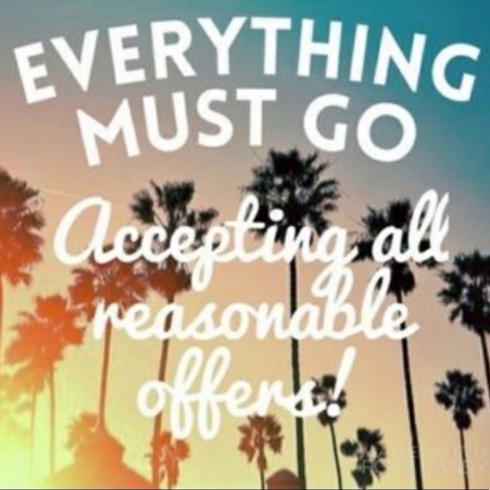 CLOSET CLEAR OUT | ACCEPTING REASONABLE OFFERS